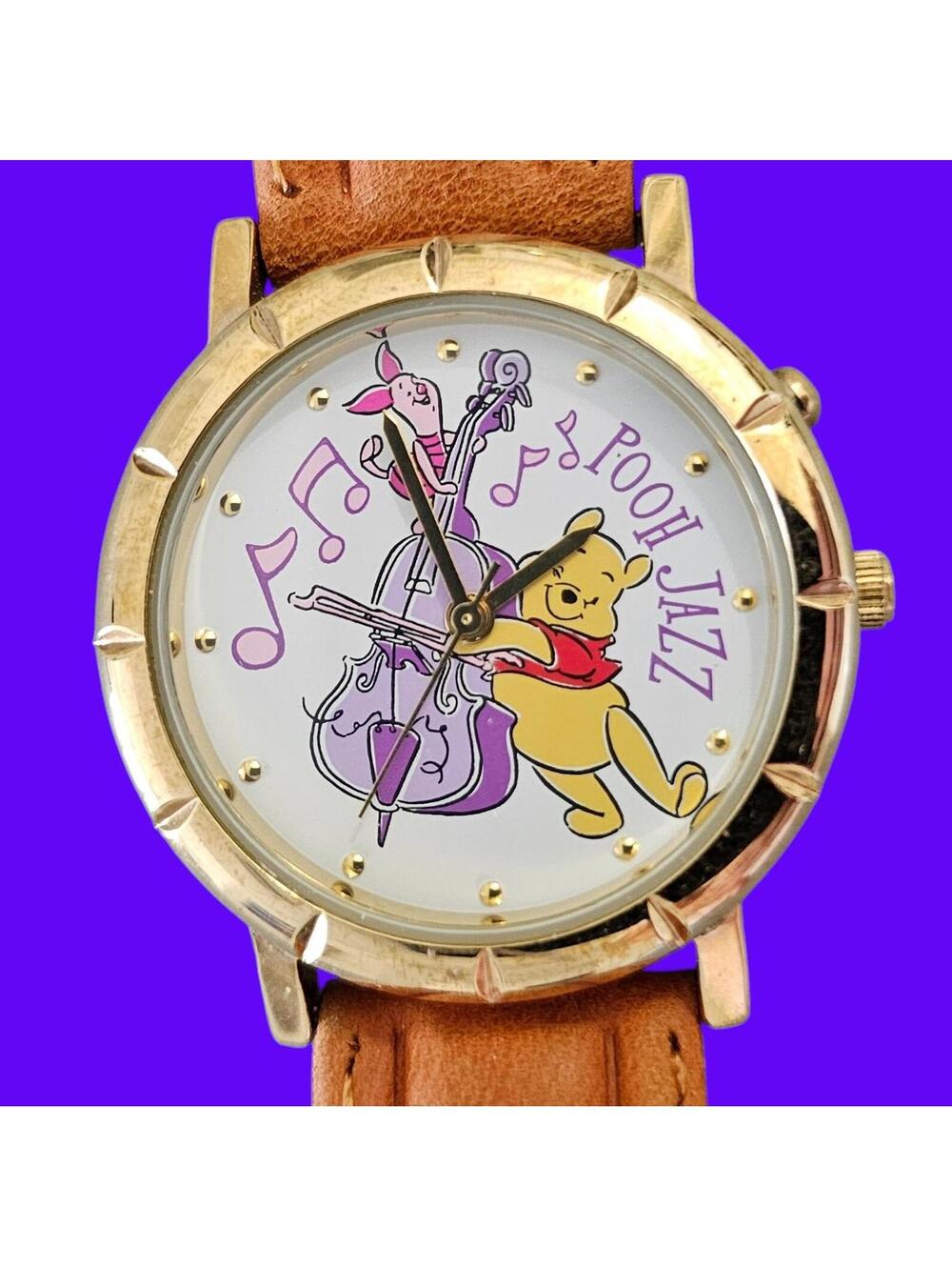 Vintage 1997 Disney Timex Winnie the Pooh Jazz Musical Watch 40732 - WORKING
